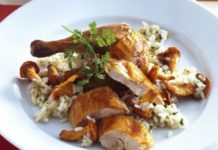 Курица с рисом в духовке