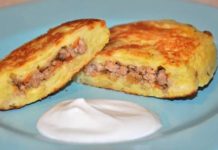 Зразы картофельные с фаршем