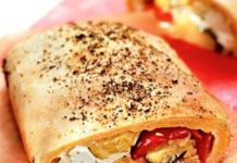 Овощной пирог-рулет по-итальянски