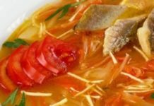Суворовская похлебка с рыбой