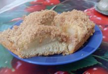 Французская шарлотка с яблоками