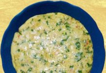 Омлет по-французски с овощами «под шубой»