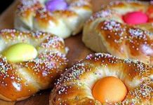 Итальянские пасхальные веночки