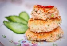 Котлеты по-английски с лососем