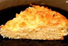 Заливной пирог с капустой