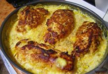 Куриные рулетики по-французски с грибами и сыром