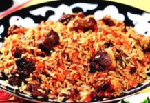 Плов с фруктами по-татарски