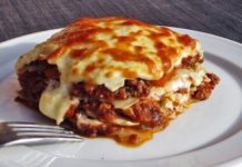 Рецепт лазаньи с фаршем