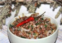 Постная гречнево-луковая каша