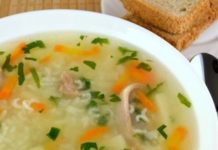 Домашний суп с уткой