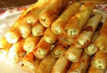 Закуска «Сигара берёк»