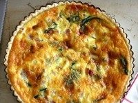 Пирог с ветчиной и шпинатом по-французски