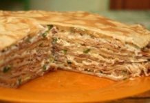 Блинная лазанья