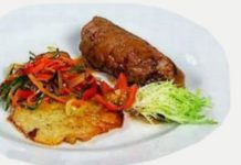 Зразы с грибами из свинины