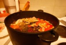 Шурпа из говядины в казане