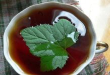 Татарский чай с медом и смородиной